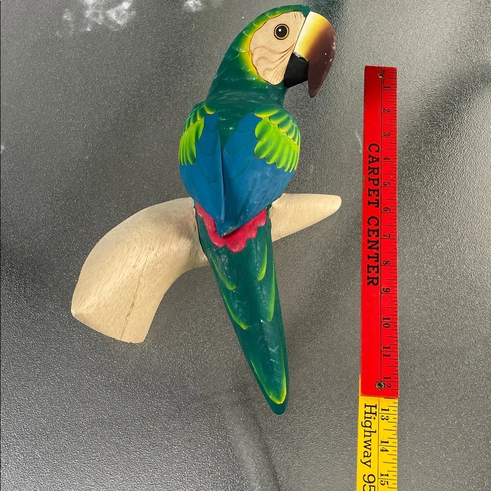 Colorful Wooden Parrot Bird decoration
